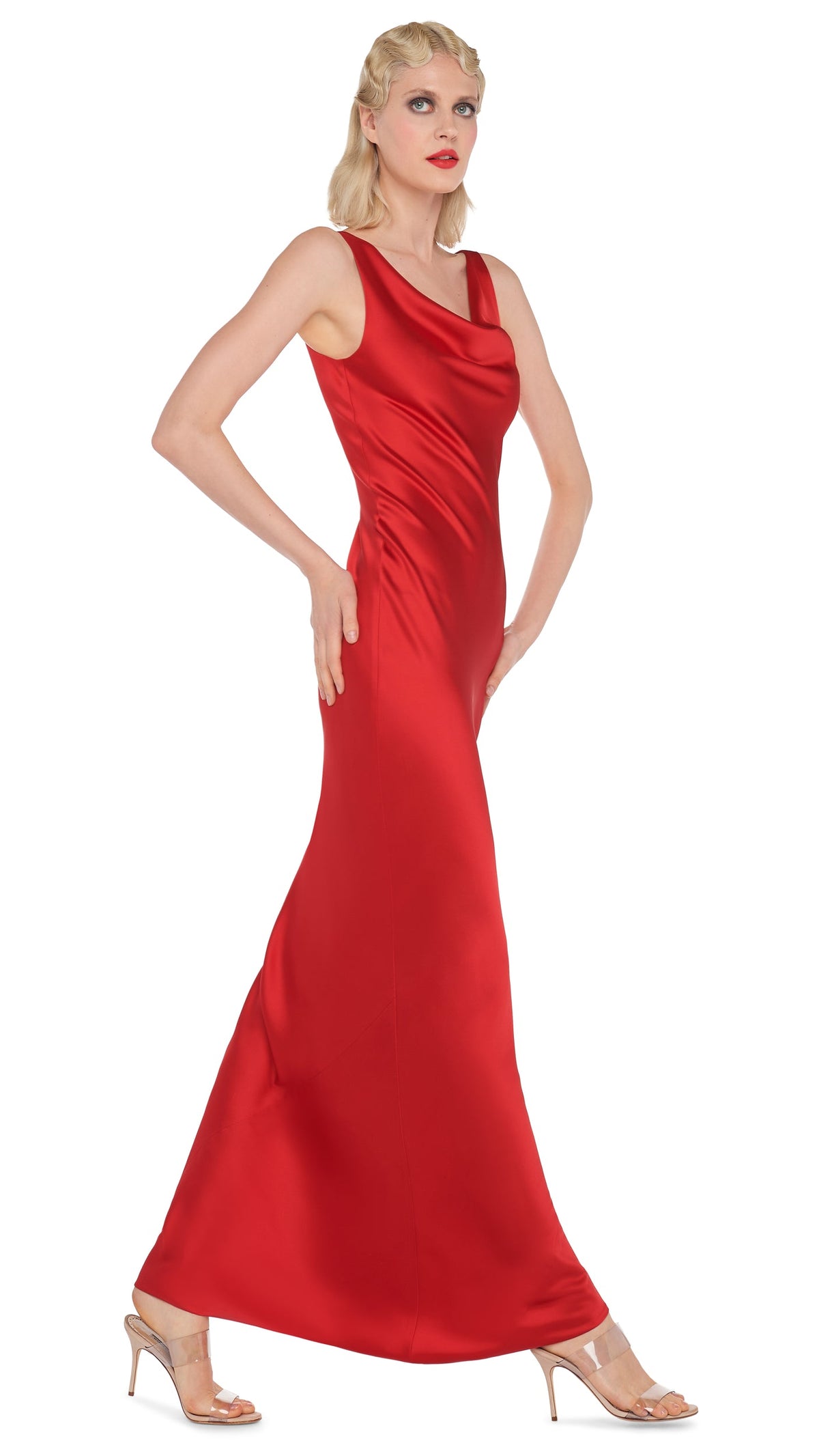 MARIA GOWN Tiger Red | Norma Kamali Women