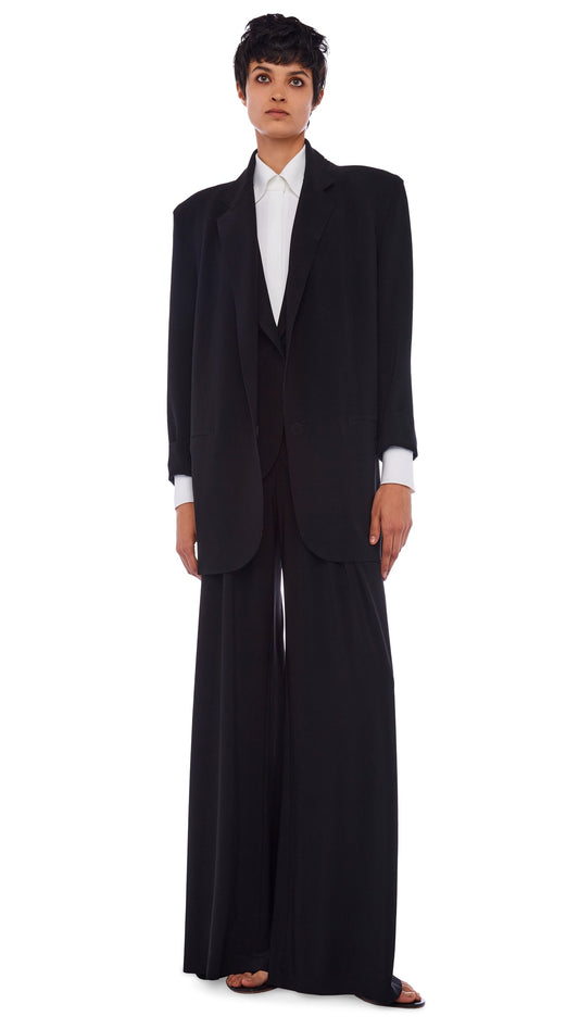 OVERSIZED SB JACKET Black | Norma Kamali Women