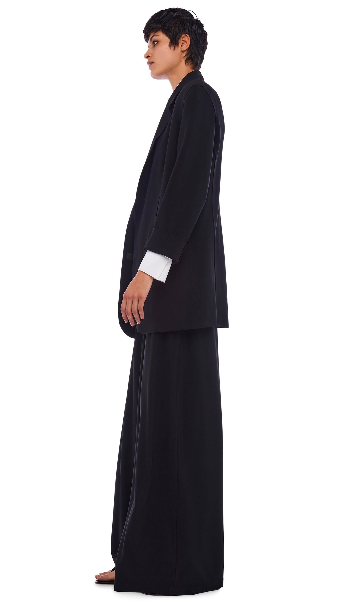 OVERSIZED SB JACKET Black | Norma Kamali Women