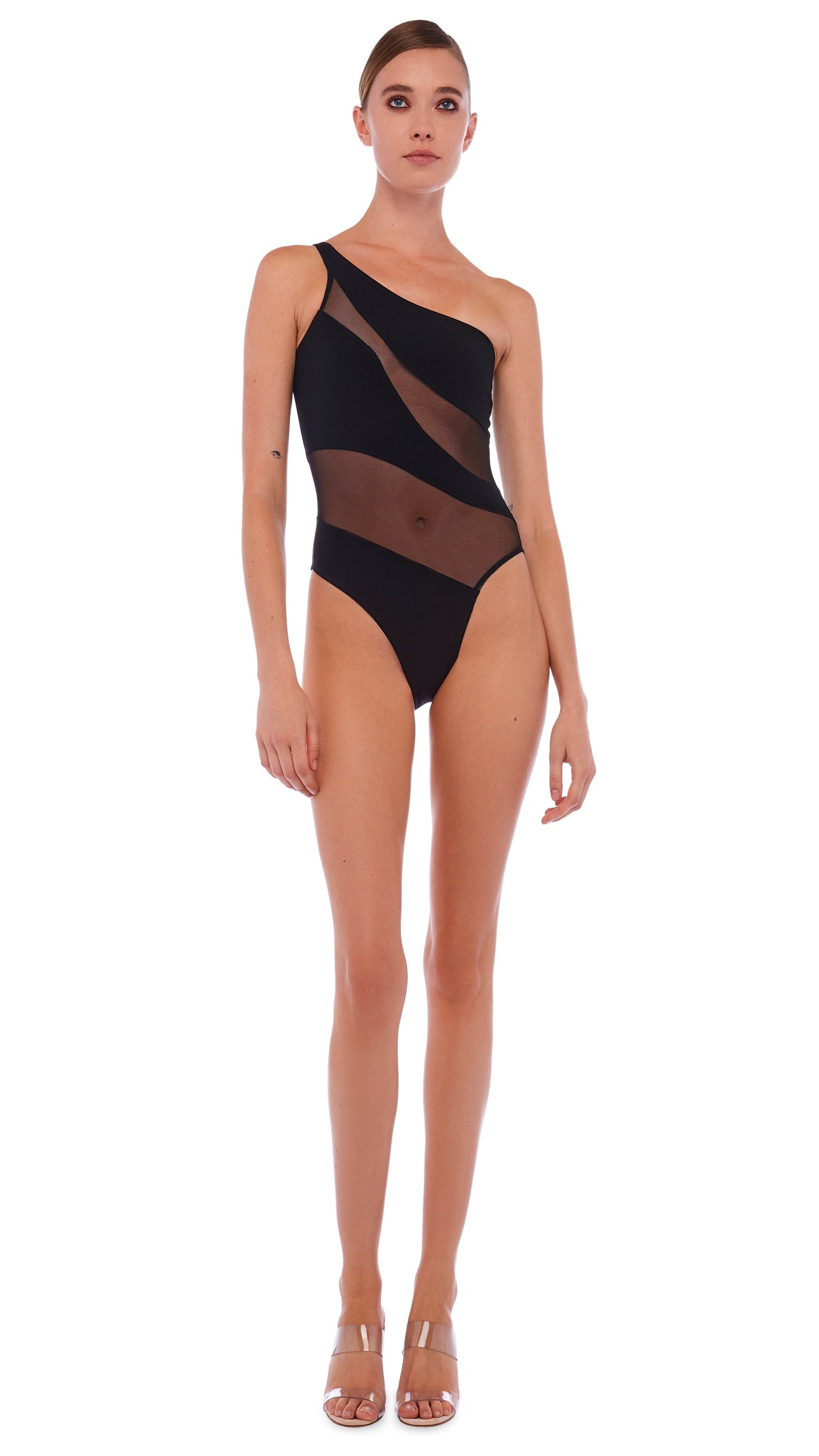 SNAKE MESH MIO Black | Norma Kamali Women