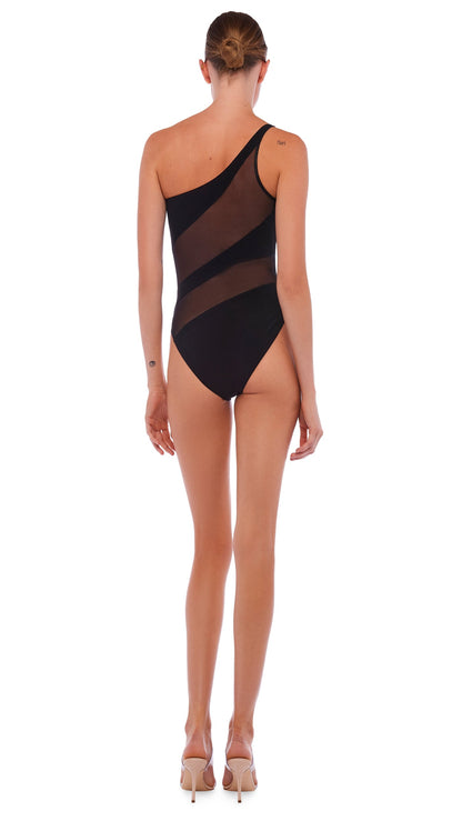 SNAKE MESH MIO Black | Norma Kamali Women