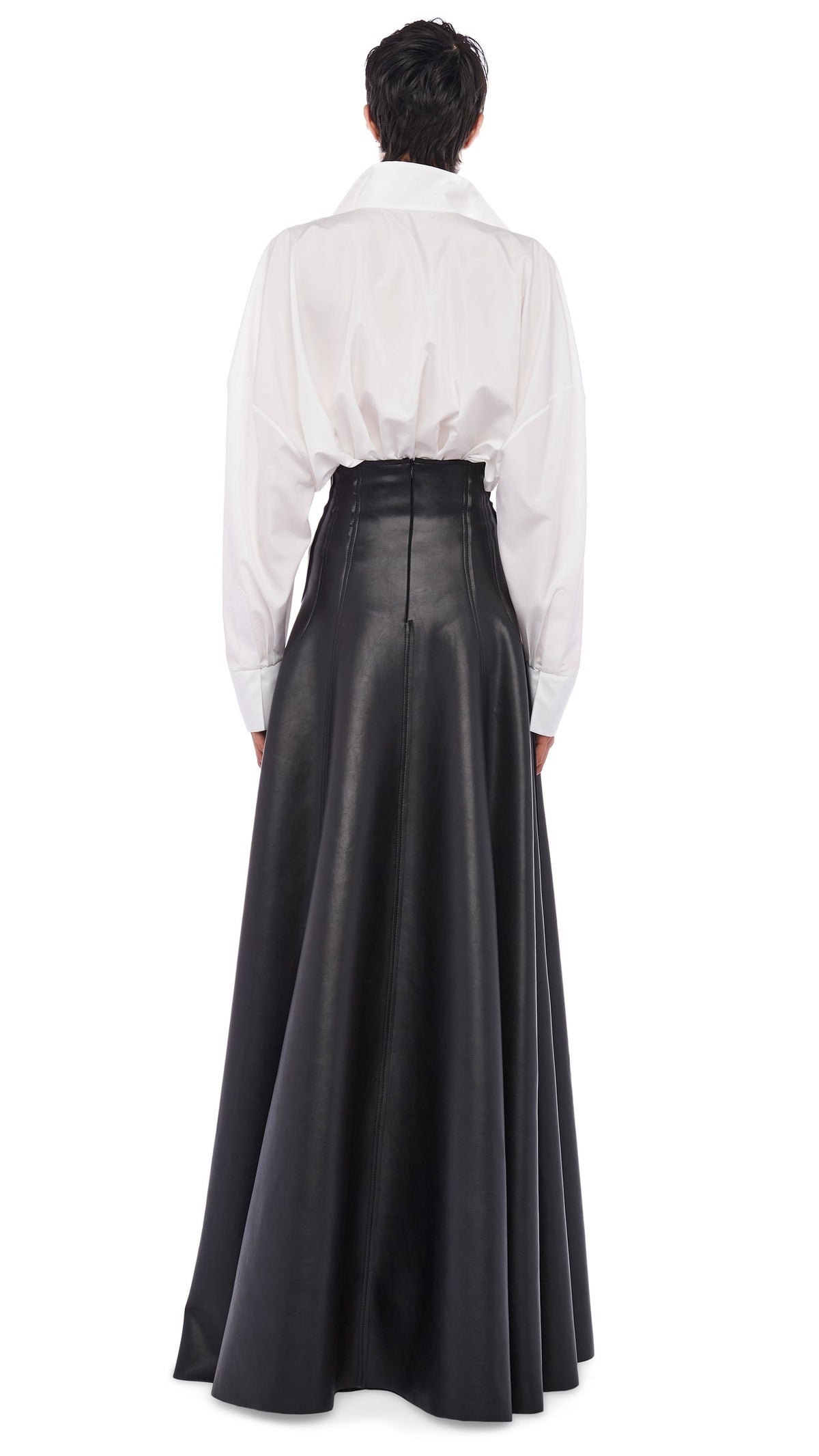 LONG GRACE SKIRT Black | Norma Kamali Women
