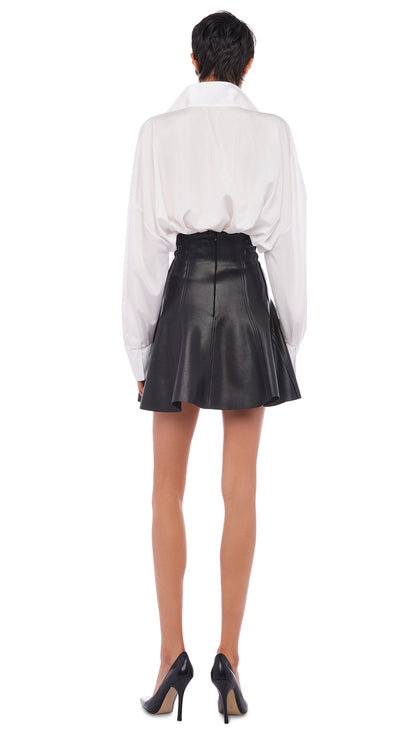 GRACE MINI SKIRT Black | Norma Kamali Women