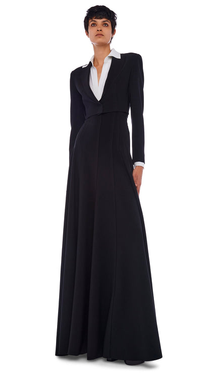 LONG GRACE SKIRT Black | Norma Kamali Women