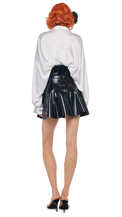 GRACE MINI SKIRT Black | Norma Kamali Women