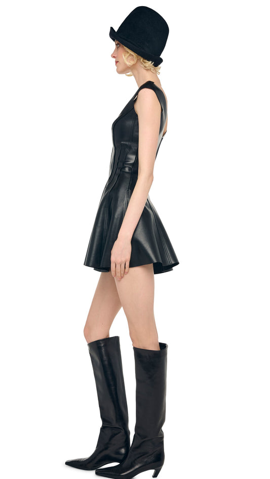 GRACE MINI DRESS Black | Norma Kamali Women