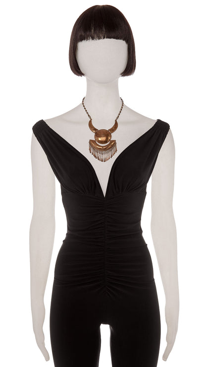 PENDANT NECKLACE Brass | Norma Kamali Women