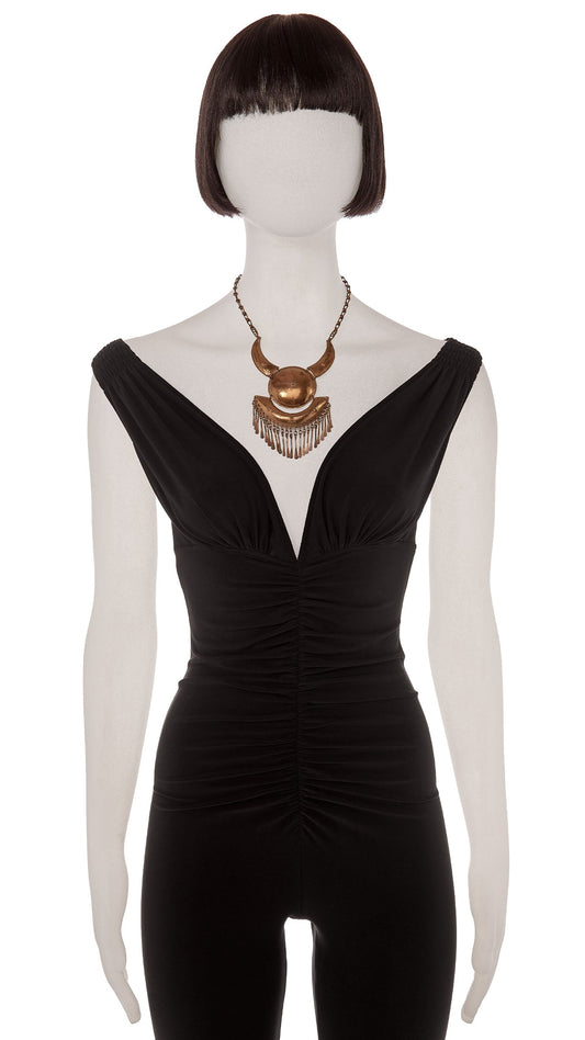 PENDANT NECKLACE Brass | Norma Kamali Women