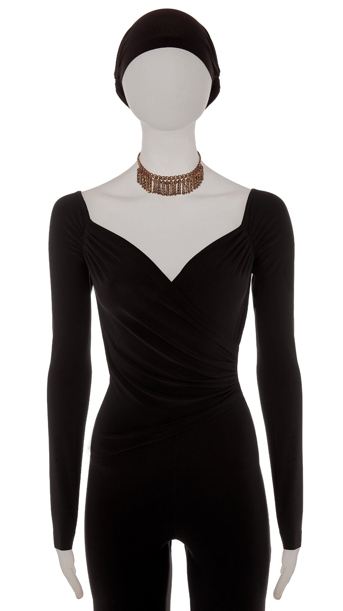 DROP NECKLACE Brass | Norma Kamali Women