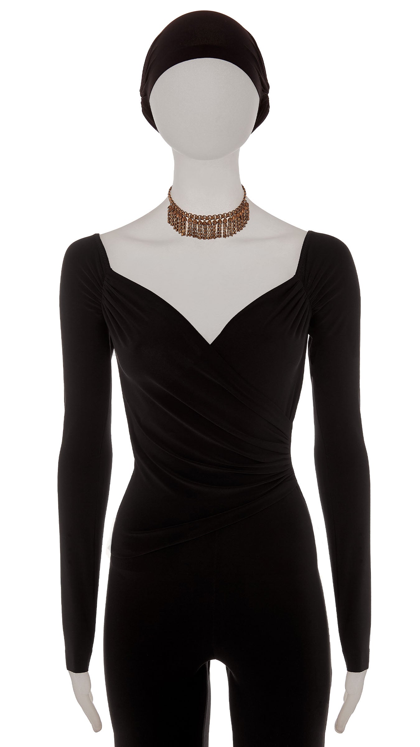 DROP NECKLACE Brass | Norma Kamali Women