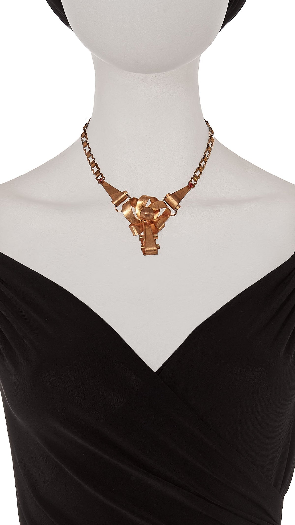 BRASS PENDANT NECKLACE Brass | Norma Kamali Women