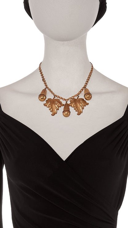 CHARM NECKLACE Brass | Norma Kamali Women