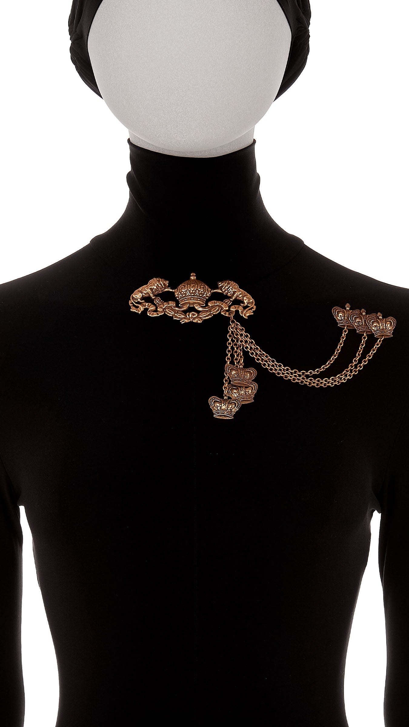 REGAL BROOCH Brass | Norma Kamali Women
