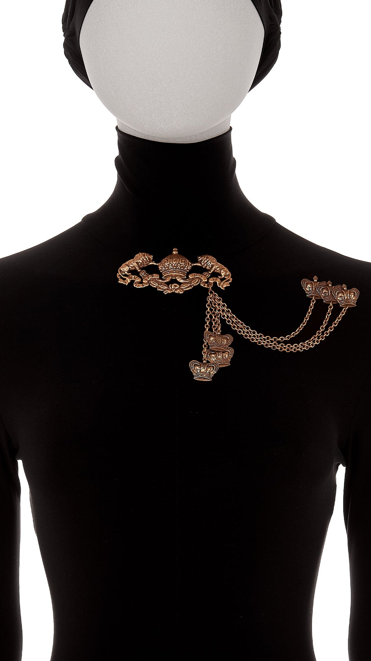 REGAL BROOCH Brass | Norma Kamali Women