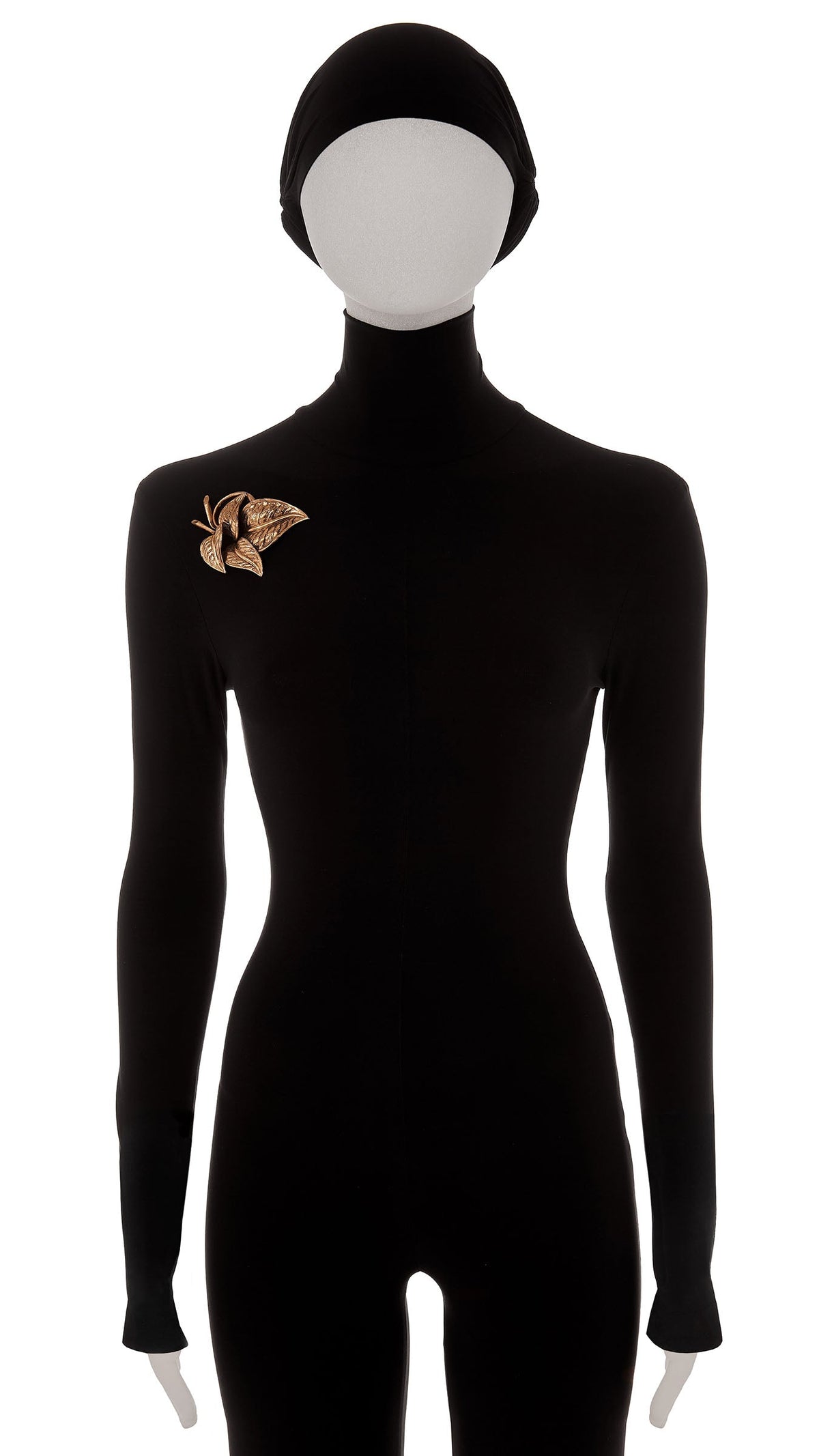 LEAF BROOCH Brass | Norma Kamali Women