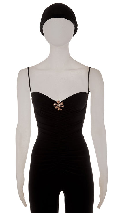 BRASS BOW WITH STONES Brass | Norma Kamali Women