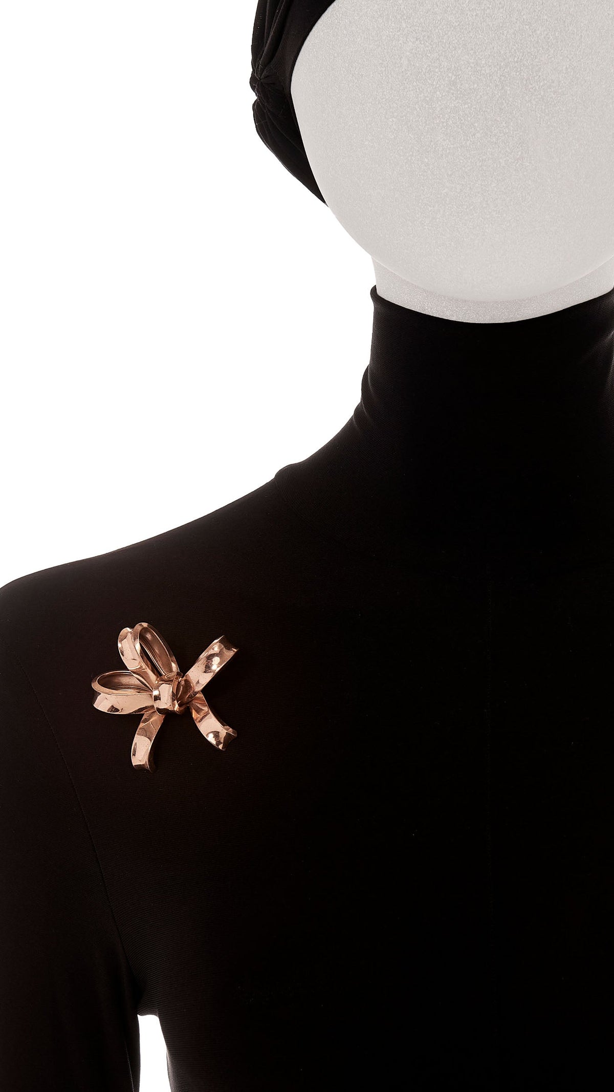 BOW BROOCH Brass | Norma Kamali Women