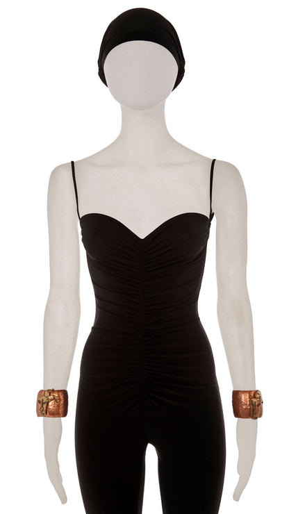 FACE DETAIL BRASS CUFFS Brass | Norma Kamali Women