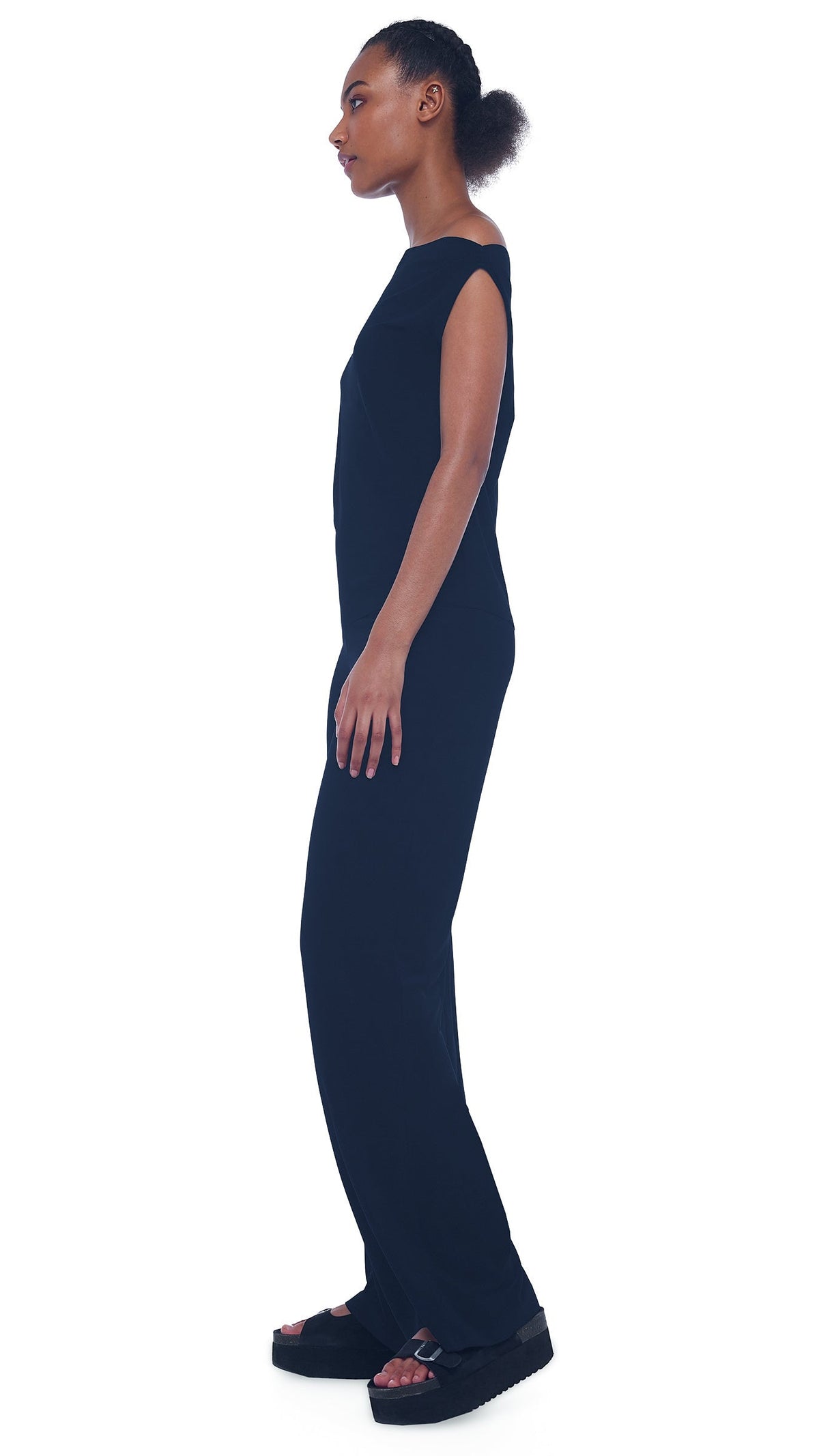STRAIGHT LEG PANT True Navy | Norma Kamali Women