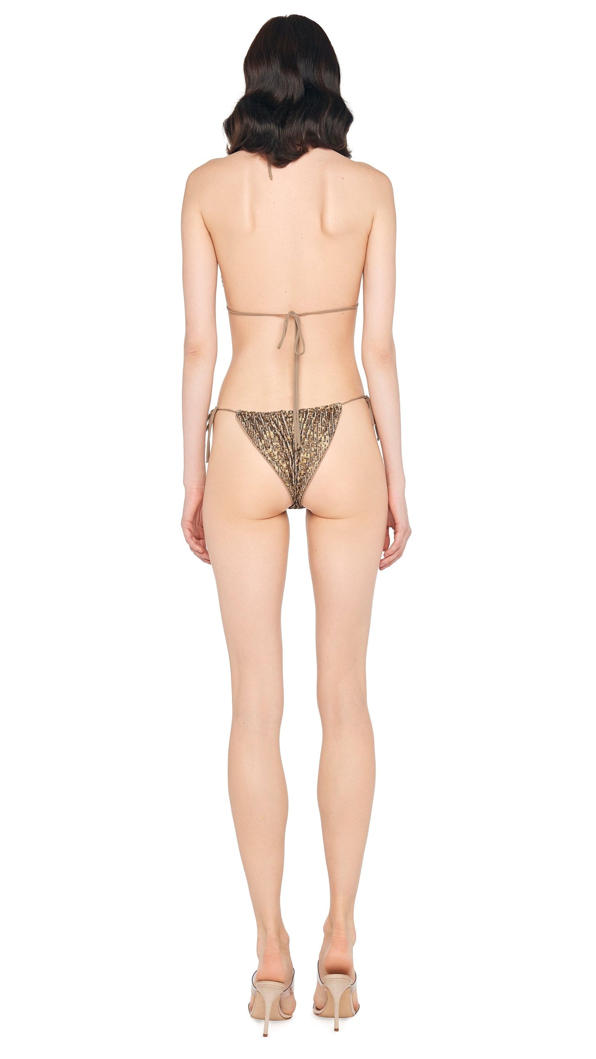 STRING BOTTOM Bronze | Norma Kamali Women