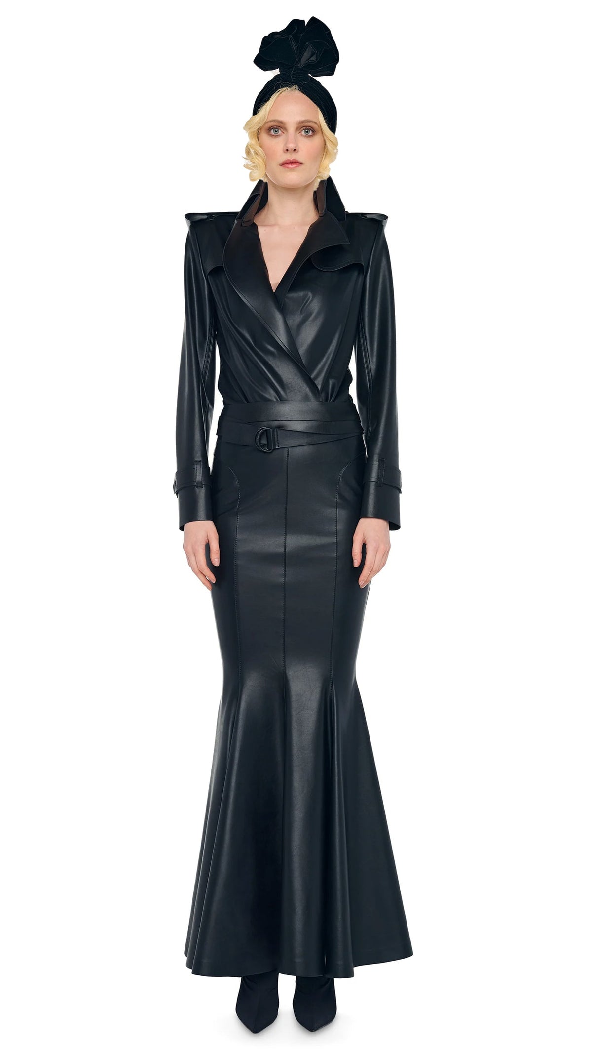 LONG FISHTAIL SKIRT Black | Norma Kamali Women