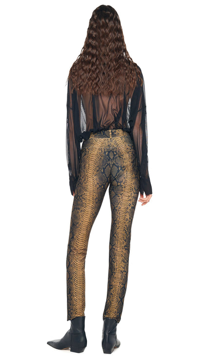 SUPER OS BF NK SHIRT BODYSUIT W/ BOW Black | Norma Kamali Women