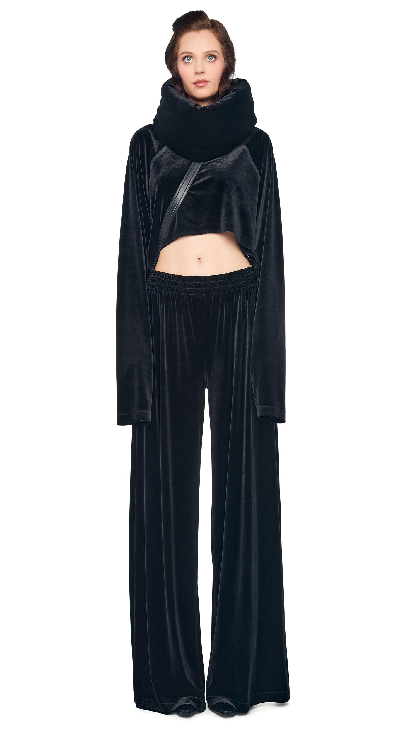 BOYFRIEND ELEPHANT SWEATPANT Black | Norma Kamali Women