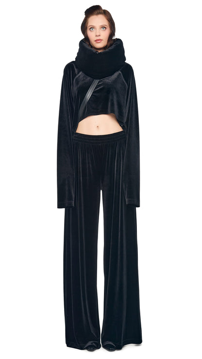 BOYFRIEND ELEPHANT SWEATPANT Black | Norma Kamali Women
