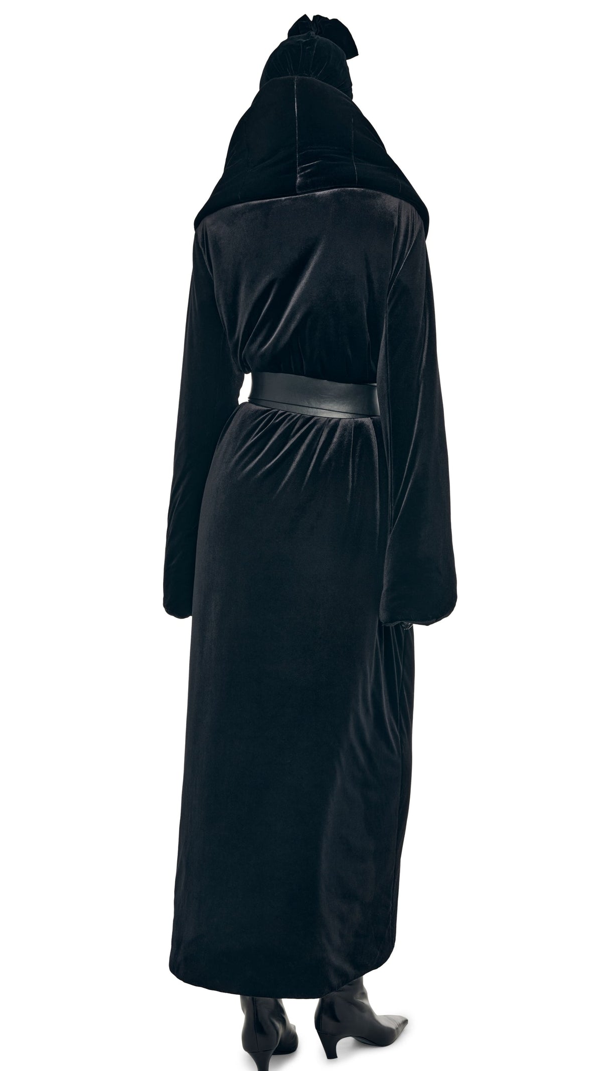 OS SHAWL COLLAR MAXI COAT Black | Norma Kamali Women