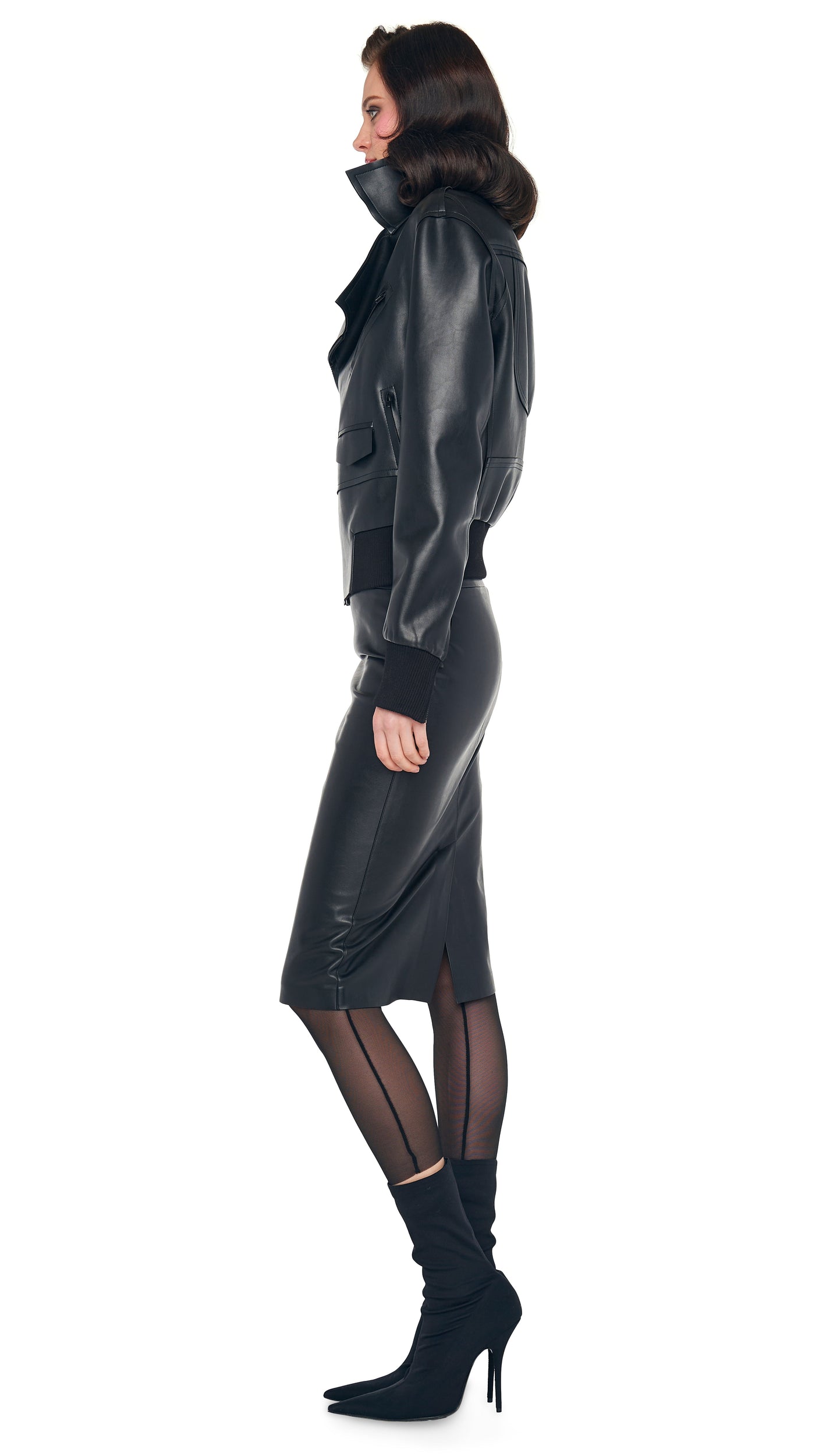 MINI MOTO JACKET Black | Norma Kamali Women