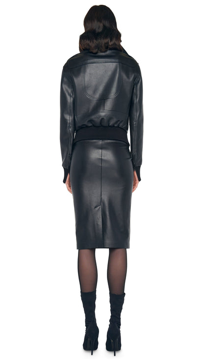 MINI MOTO JACKET Black | Norma Kamali Women