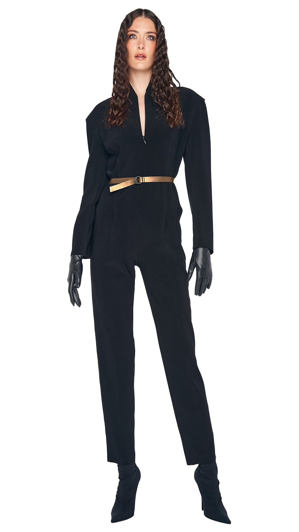 SKINNY BELT Metallic Bronze | Norma Kamali Women