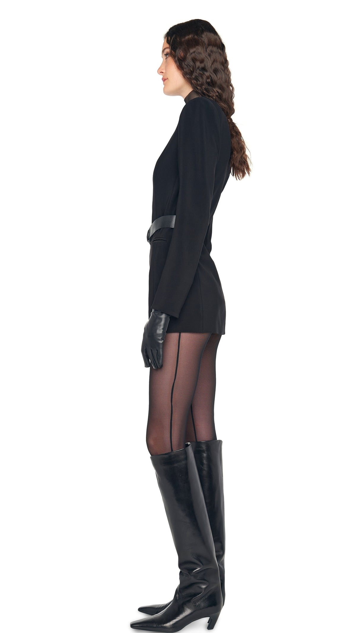 SHORT GLOVES Black | Norma Kamali Women