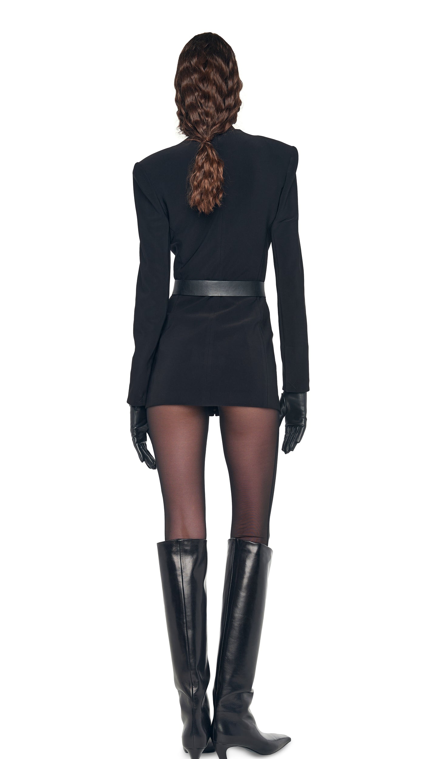 SHORT GLOVES Black | Norma Kamali Women