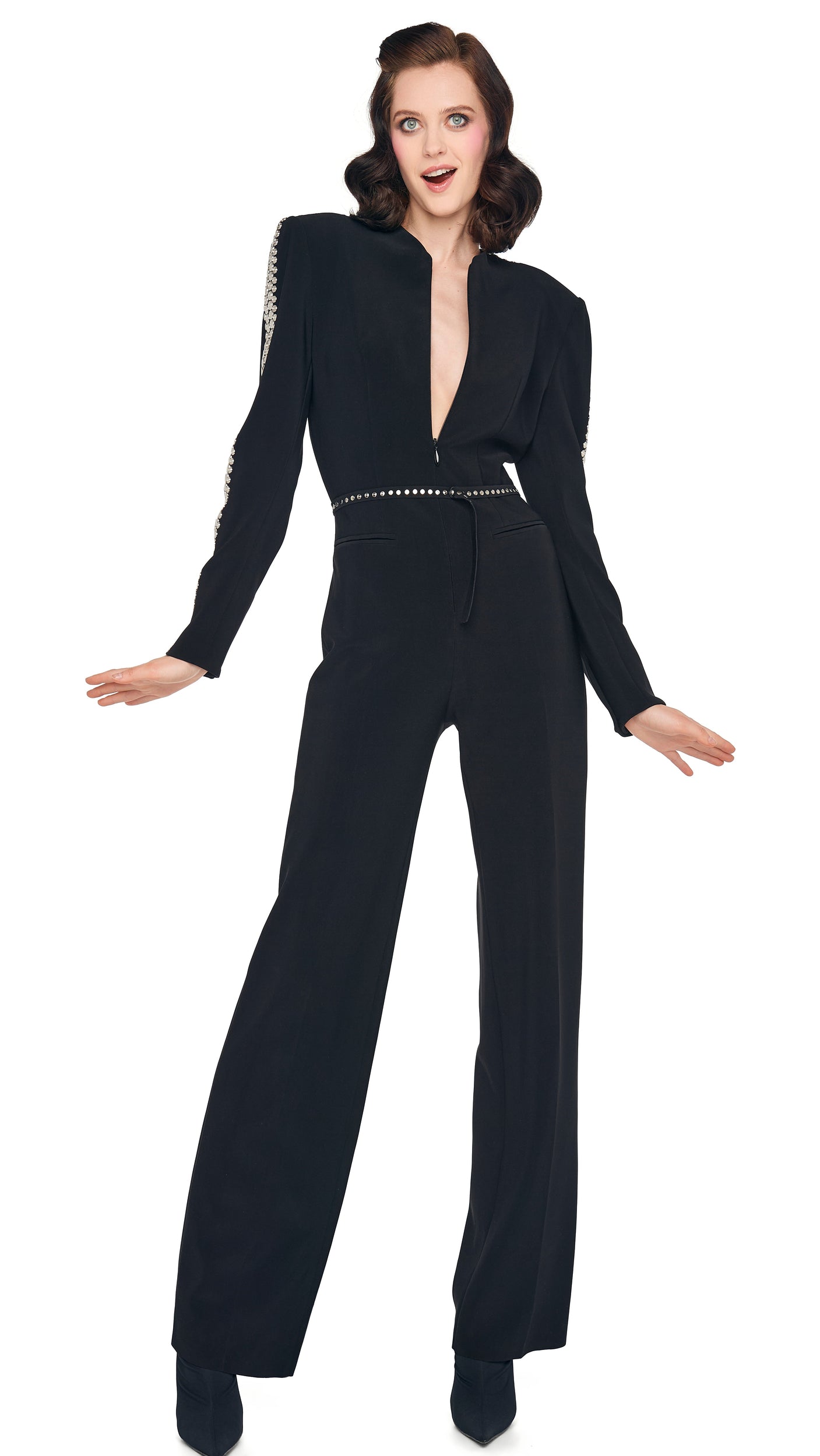 STUD SKINNY BELT  | Norma Kamali Women