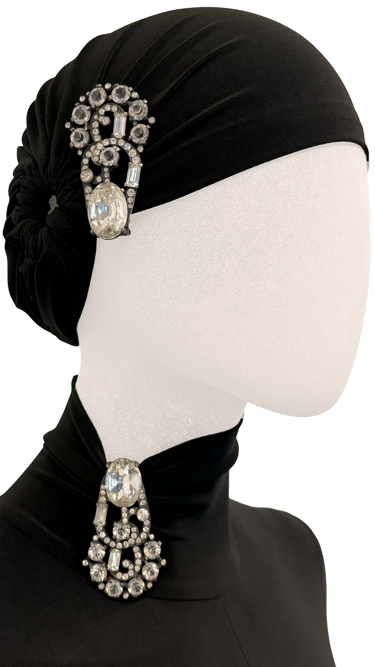PAIR OF ORIGINAL EISENBERG SIGNED ART DECO FUR CLIP, HAT PIN, OR BROOCH CIRCA 1930s - 1940s  | Norma Kamali Women