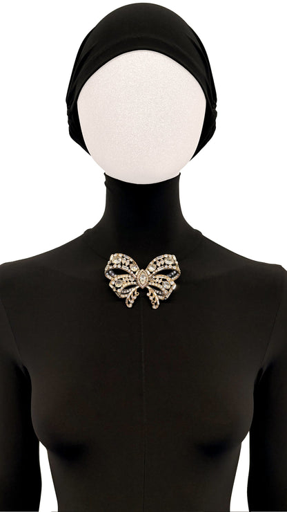 STARET BOW STONE BROOCH  | Norma Kamali Women