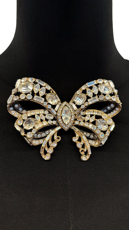 STARET BOW STONE BROOCH  | Norma Kamali Women