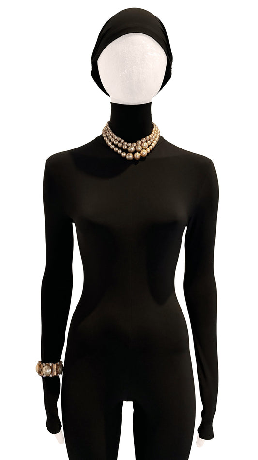MIRIAM HASKELL PEARL NECKLACE SET  | Norma Kamali Women