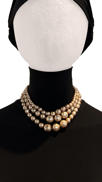 MIRIAM HASKELL PEARL NECKLACE SET  | Norma Kamali Women