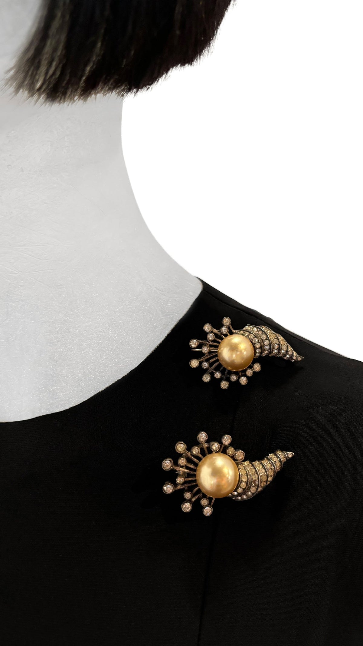 EISENBERG STONE/PEARL BROOCH SET  | Norma Kamali Women