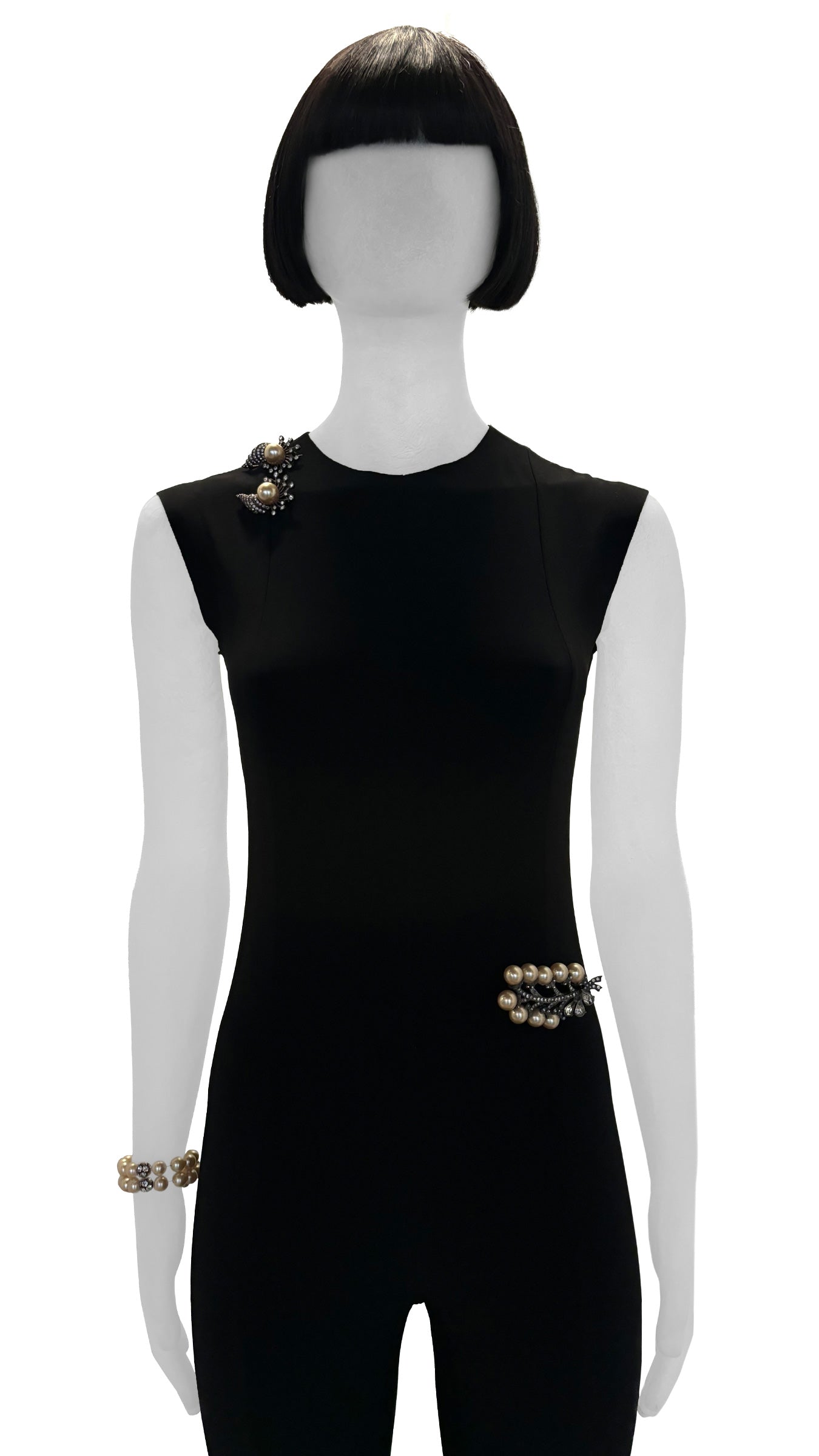 EISENBERG STONE/PEARL BROOCH SET  | Norma Kamali Women