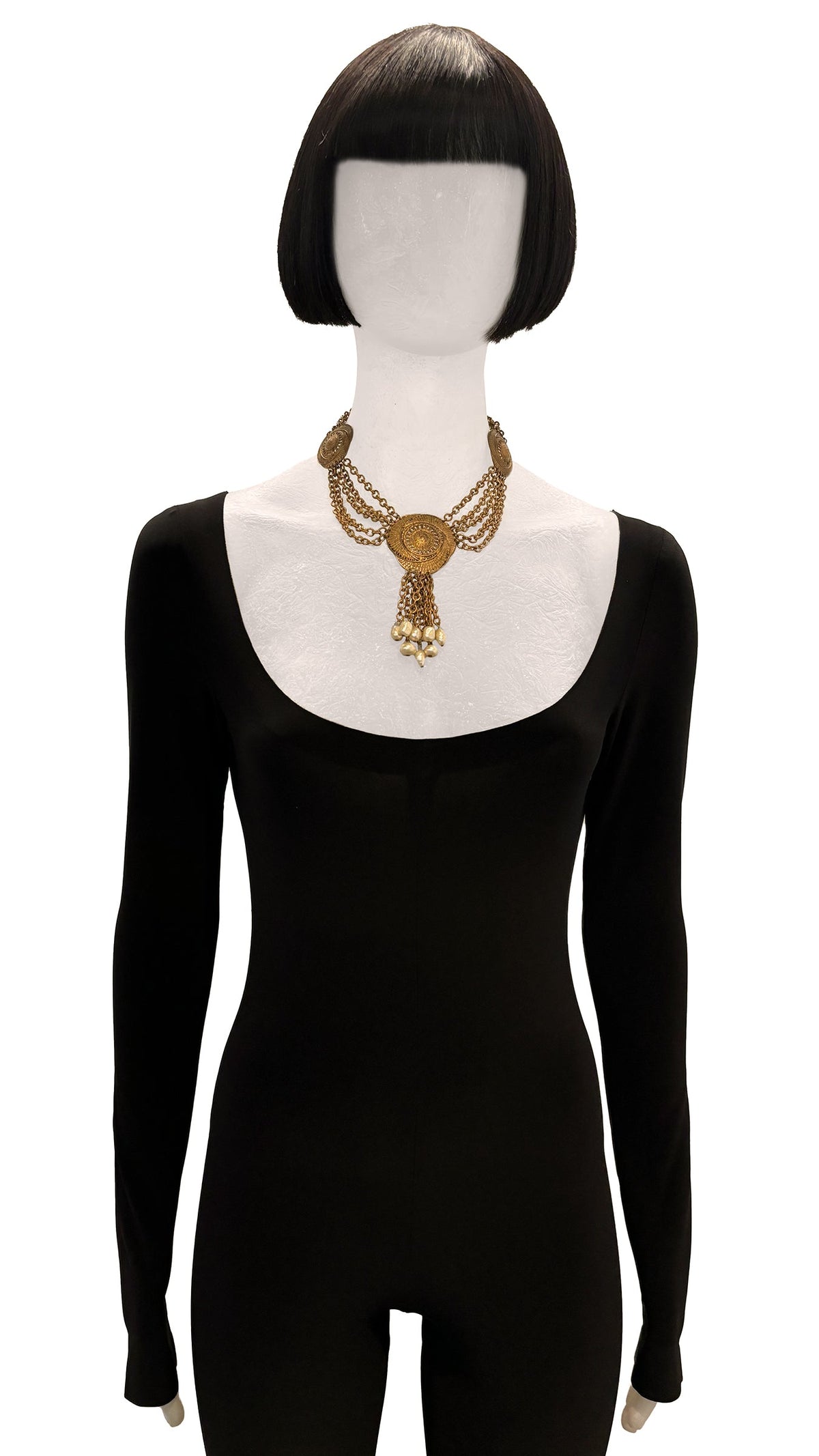 BRASS CHAIN NECKLACE  | Norma Kamali Women