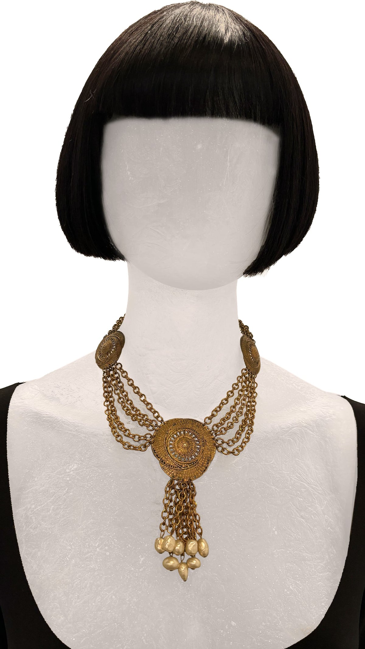 BRASS CHAIN NECKLACE  | Norma Kamali Women