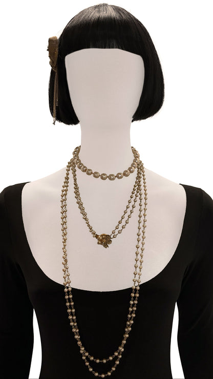 MIRIAM HASKELL PEARL NECKLACE  | Norma Kamali Women