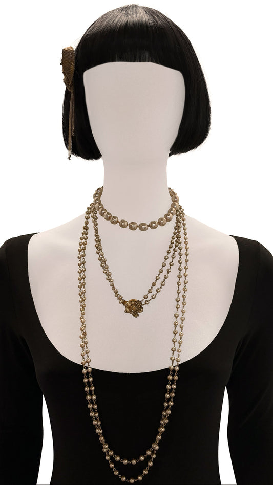 MIRIAM HASKELL PEARL NECKLACE  | Norma Kamali Women