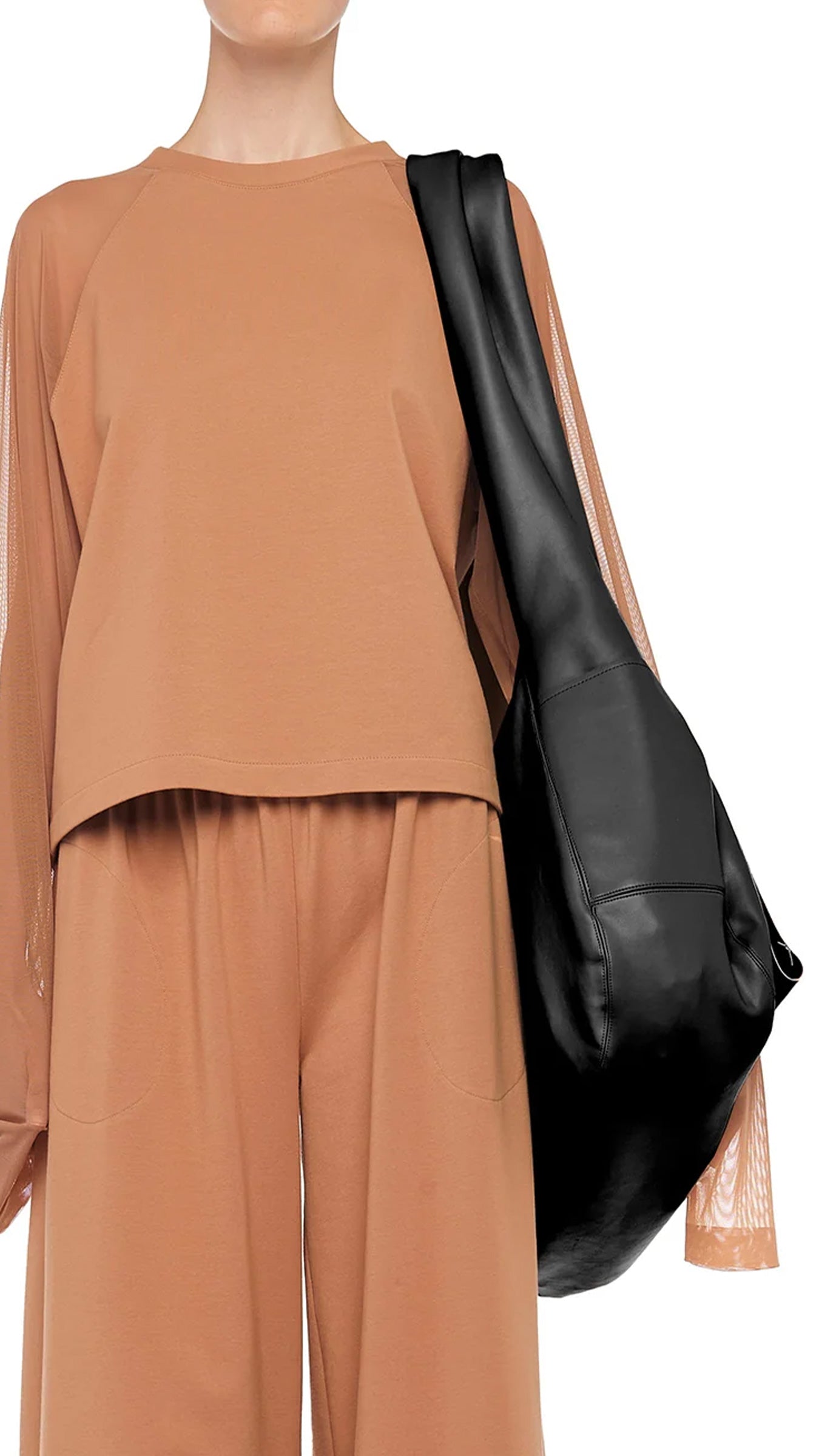 LARGE SACK BAG Black | Norma Kamali Women