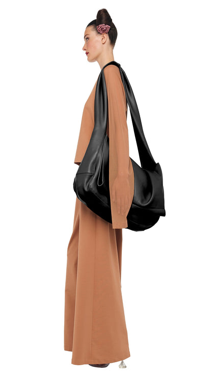 LARGE SACK BAG Black | Norma Kamali Women