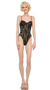 Black Stretch Lace/Nude