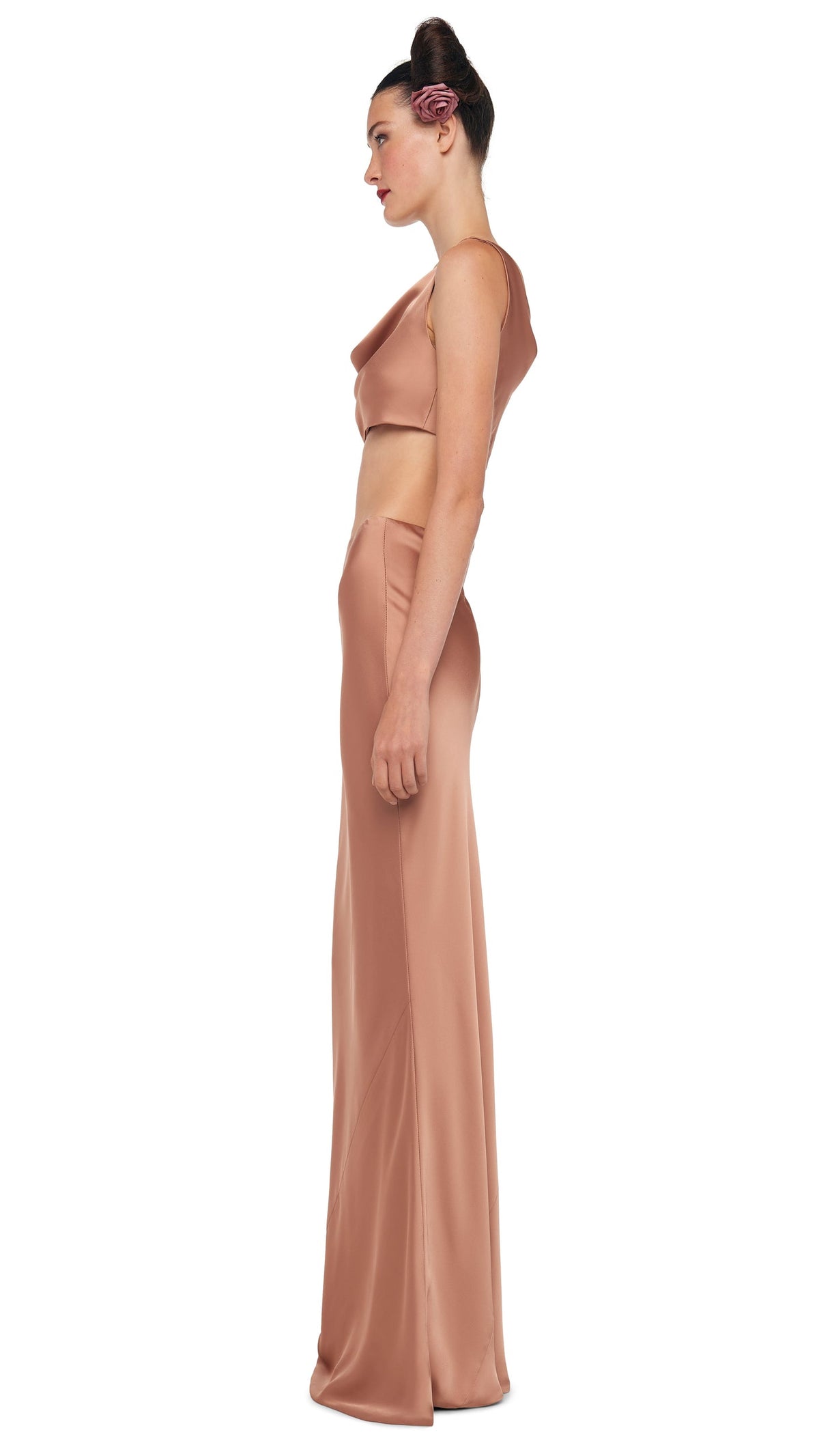 BIAS OBIE SKIRT Cappuccino | Norma Kamali Women